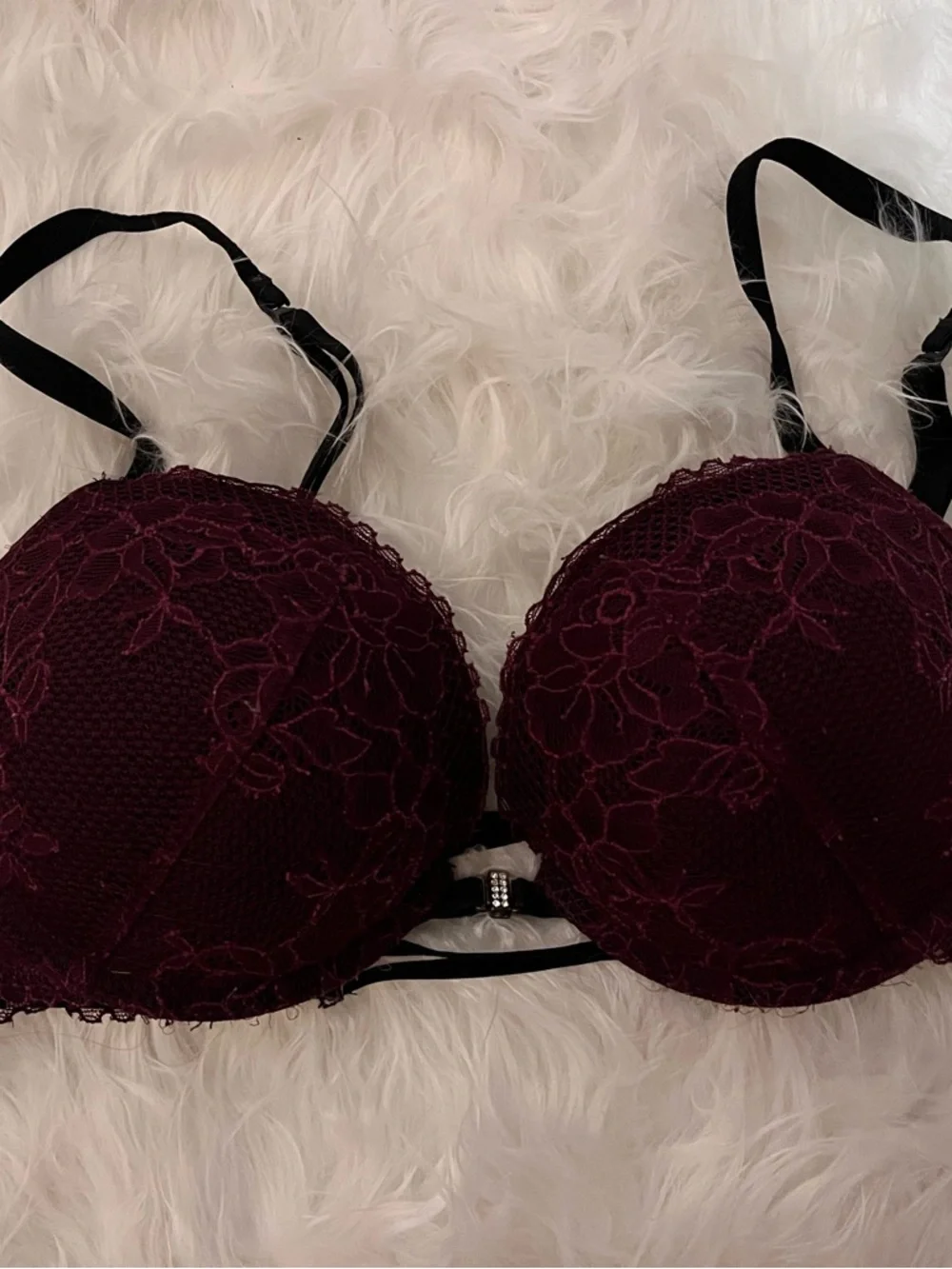 Ultra  Push-Up Bra in Burgundy - Women Intimates - Picture 2 of 4